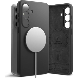 Etui Ringke Silicone Magnetic do MagSafe do Galaxy S26 Plus, czarne
