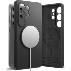 Etui Ringke Silicone Magnetic do MagSafe do Galaxy S26 Ultra, czarne