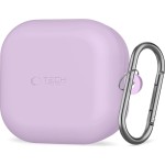 Etui Tech-Protect Silicone Hook do Galaxy Buds 4 / 4 Pro, fioletowe