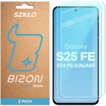 Szkło hartowane Bizon Glass Clear Duo do Galaxy S25 FE / S24 FE / A36 5G / A56 5G, 2 sztuki