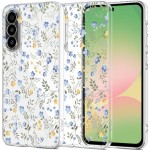 Etui Tech-Protect FlexAir do Galaxy A57 5G, przezroczyste z kwiatowym wzorem