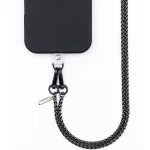 Smycz uniwersalna do telefonu Crong Phone Crossbody na ramię, czarna