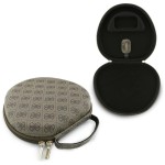 Uniwersalne etui na słuchawki nauszne Guess Carry Box, brązowe