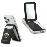Portfel na karty z lusterkiem Guess Stand and Mirror MagSafe, czarny