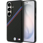 Etui BMW M Tricolor Metal Logo do MagSafe do Galaxy S26, czarne