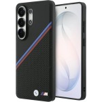 Etui BMW M Tricolor Metal Logo do MagSafe do Galaxy S26 Ultra, czarne