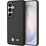 Etui z włókna aramidowego BMW M Kevlar Logo do Galaxy S26, czarne z kevlarem