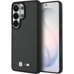 Etui z włókna aramidowego BMW M Kevlar Logo do Galaxy S26 Ultra, czarne z kevlarem