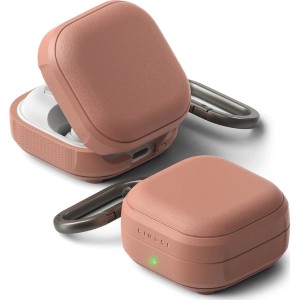 Etui Ringke Onyx Magnetic do MagSafe do Galaxy Buds 4 / 4 Pro, brudno-różowe