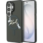 Etui Karl Lagerfeld IML Print MagSafe Karl Script do Galaxy S26 Ultra, przydymione z kotką Choupette