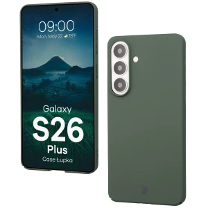 Etui Bizon Case Łupka do Galaxy S26 Plus, zielone