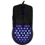 Mysz gamingowa przewodowa, Baracuda Octopus 3600 DPI LED, czarna