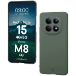 Etui Bizon Case Łupka do Xiaomi Redmi Note 15 4G/5G / POCO M8 5G, zielone