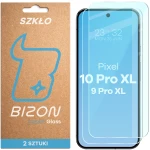 Szkło hartowane Bizon Glass Clear Duo do Google Pixel 10 Pro XL / 9 Pro XL, 2 sztuki