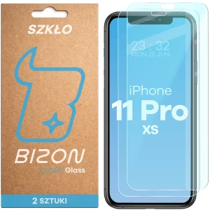 Szkło hartowane Bizon Glass Clear Duo do iPhone 11 Pro / Xs, 2 sztuki