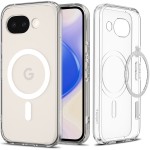 Etui Spigen Ultra Hybrid Mag do MagSafe do Google Pixel 10a, przezroczysto-białe