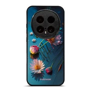 Etui ochronne do Honor Magic8 Pro, Mobiwear Glossy Case, niebiesko-kwieciste