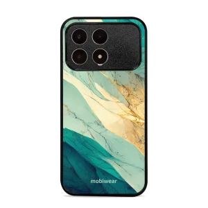 Etui ochronne do Xiaomi POCO F8 Pro, Mobiwear Glossy Case, turkusowy marmur