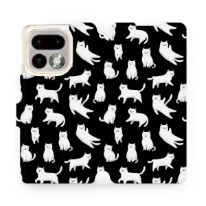 Etui z klapką do Realme 16 Pro Plus 5G, Mobiwear Book, kotki luna