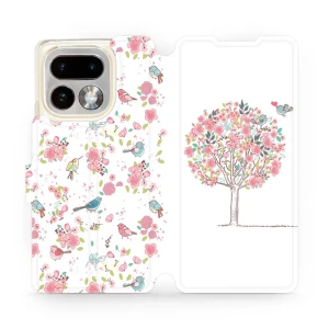 Etui z klapką do Realme 16 Pro Plus 5G, Mobiwear Book, różowy gaj