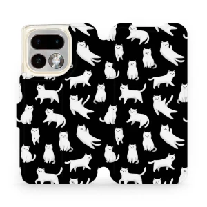 Etui z klapką do Realme 16 Pro 5G, Mobiwear Book, kotki luna