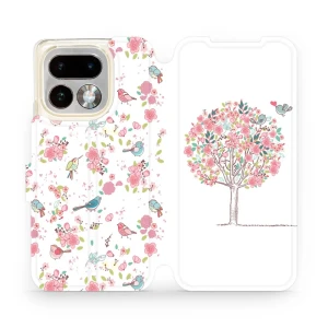 Etui z klapką do Realme 16 Pro 5G, Mobiwear Book, różowy gaj