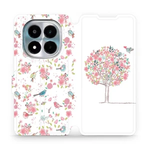 Etui z klapką do Xiaomi POCO M8 Pro 5G, Mobiwear Book, różowy gaj