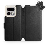 Etui z naturalnej skóry do Realme 16 Pro Plus 5G, Mobiwear Leather, czarne