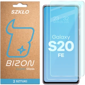 Szkło hartowane Bizon Glass Clear Duo do Galaxy S20 FE, 2 sztuki