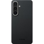 Etui aramidowe z programowalnymi przyciskami Pitaka Edge Case do Galaxy S26, do MagSafe, Aaron Button, czarne