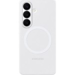 Oryginalne etui Samsung Silicone Magnet Case do Galaxy S26, do MagSafe, białe