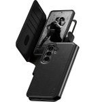Etui z klapką CARE by PanzerGlass Tango 2w1 Wallet do Galaxy S26 Plus, do MagSafe, czarne
