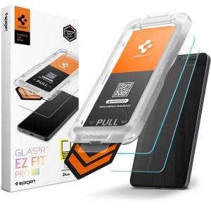 Szkło do etui + Aplikator Spigen Glas.tR EZ Fit Pro 2-Pack (AC) do Galaxy S26