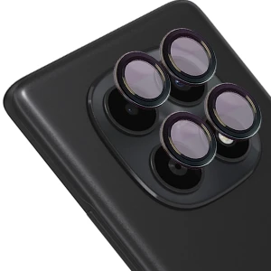 Szkło na aparat Bizon Glass Snap Lens do Xiaomi Redmi Note 15 4G, 1 zestaw, czarna ramka