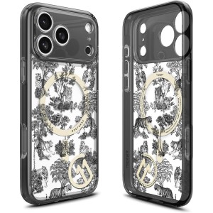 Etui Spigen Ultra Hybrid T Mag (CC) do MagSafe do iPhone 17 Pro, przezroczysto-wzorzyste (C11 Nocturne)