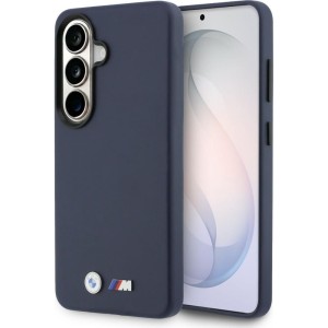 Etui BMW Hardcase Leather do Galaxy S26 do MagSafe, granatowe