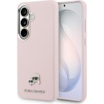 Etui Karl Lagerfeld Saffiano Full Wrapped MagSafe do Galaxy S26, różowe z wzorem projektanta i Choupette