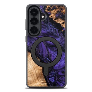 Drewniane etui do Galaxy S26 Plus, Bewood Unique Violet do MagSafe