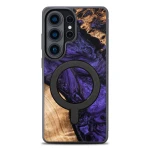 Drewniane etui do Galaxy S26 Ultra, Bewood Unique Violet do MagSafe