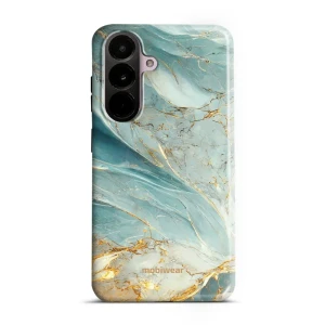 Etui ochronne do Galaxy A37 5G, Mobiwear Elite Pro, żyła lazuru