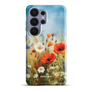 Etui ochronne do Galaxy S26 Ultra, Mobiwear Elite Pro, łąkowe kwiaty