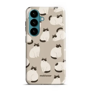 Etui ochronne do Galaxy S26, Mobiwear Elite Pro, kawa miau