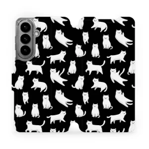 Etui z klapką do Galaxy S26 Plus, Mobiwear Book, kotki luna