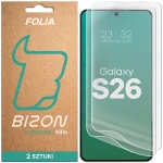 Folia hydrożelowa na ekran Bizon Film Hydrogel Front Duo do Galaxy S26, 2 sztuki