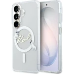 Etui Karl Lagerfeld IML Print MagSafe Karl Script do Galaxy S26, przezroczyste