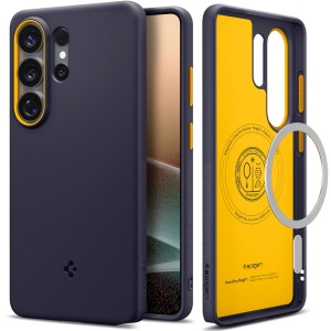 Etui Spigen Nano Pop Mag do MagSafe do Galaxy S26 Ultra, granatowo-żółte