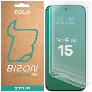 Folia hydrożelowa na ekran Bizon Film Hydrogel Front Duo do OnePlus 15, 2 sztuki