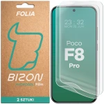 Folia hydrożelowa na ekran Bizon Film Hydrogel Front Duo do Xiaomi POCO F8 Pro, 2 sztuki
