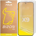 Folia matowa Bizon Film Sun Duo do Oppo Find X9, 2 sztuki