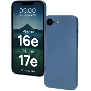 Etui Bizon Case Łupka do iPhone 17e / 16e, niebieskie